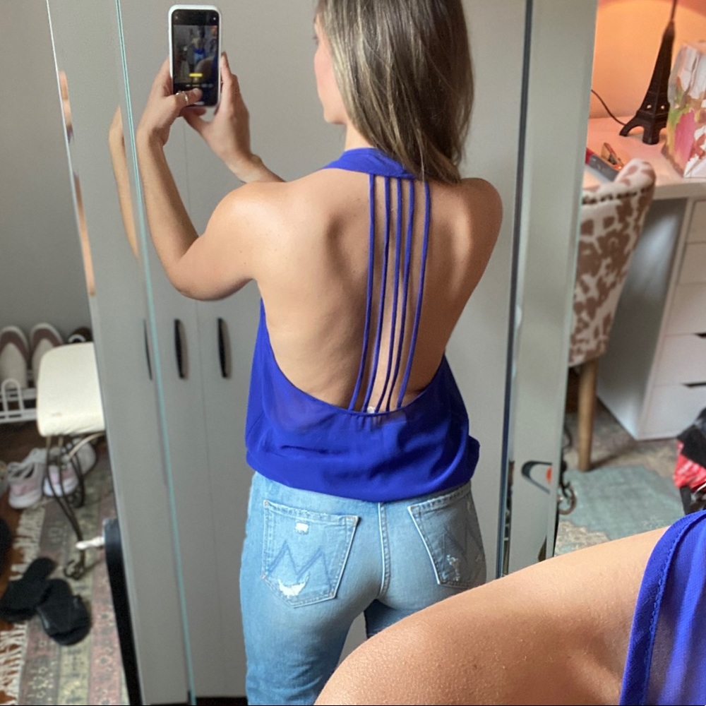 Blue blouse